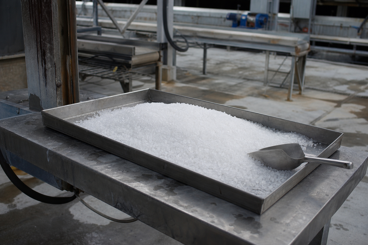 Salt Separation Technology (NaCl-Na2SO4 etc.) 3 High purity white sodium chloride cubic crystals from a salt separation reference case