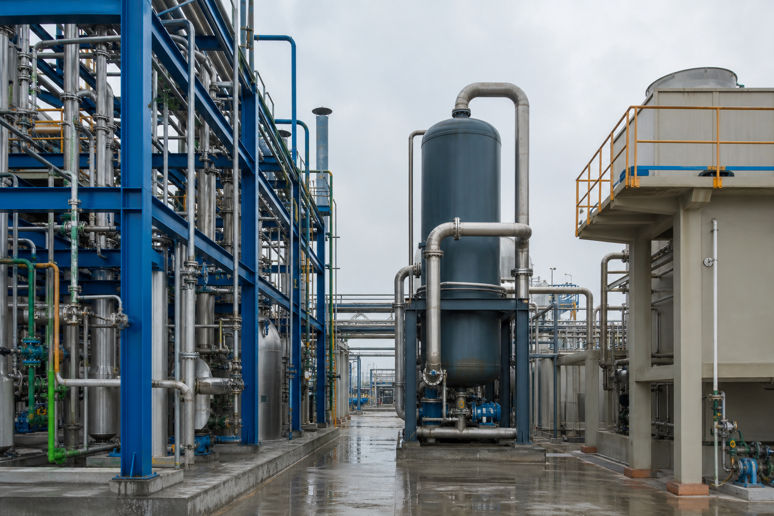 19.3 t/h Rare Earth Ammonium Chloride Wastewater: MVR Three-Effect Case 2 ammonium chloride wastewater mvr inner mongolia process plant scene
