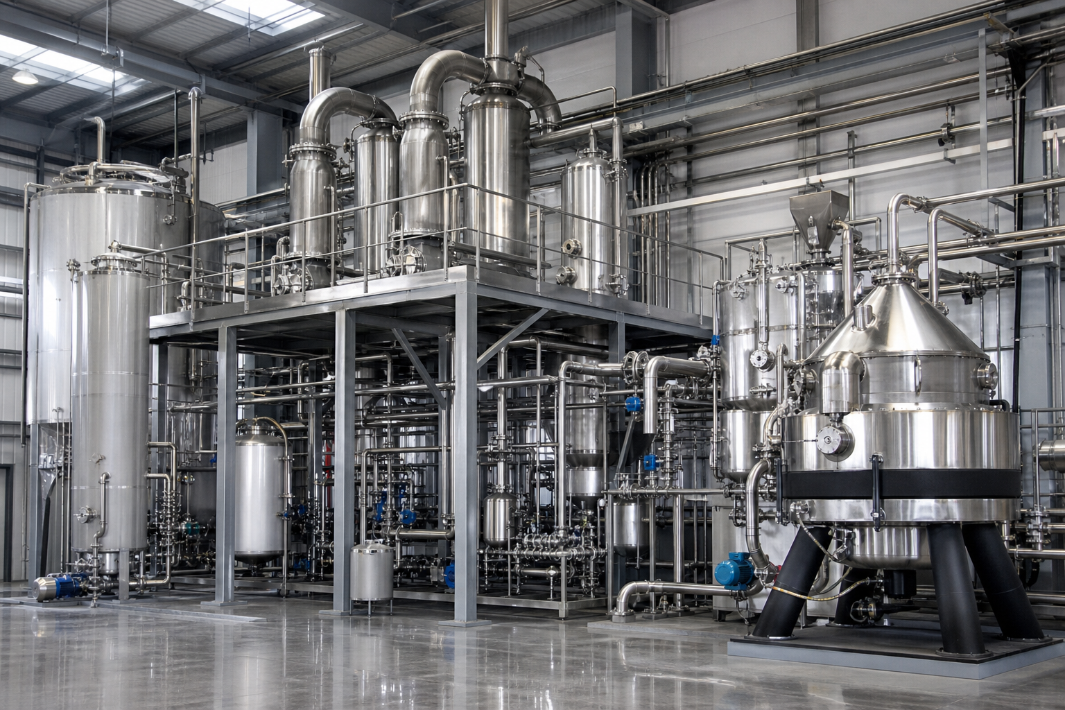 6 t/h Ammonium Chloride Wastewater: Triple-Effect Evaporation & Crystallization Case 3 ammonium chloride wastewater triple effect 6t h equipment train