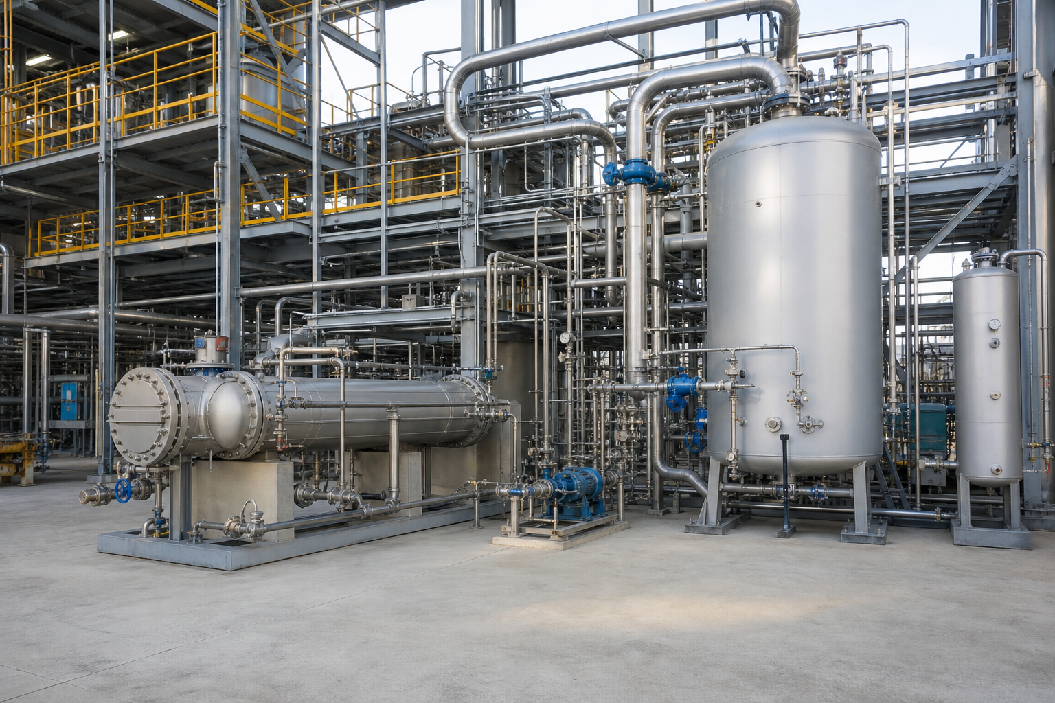 cobalt tetroxide ammonium chloride mvr central china process plant scene