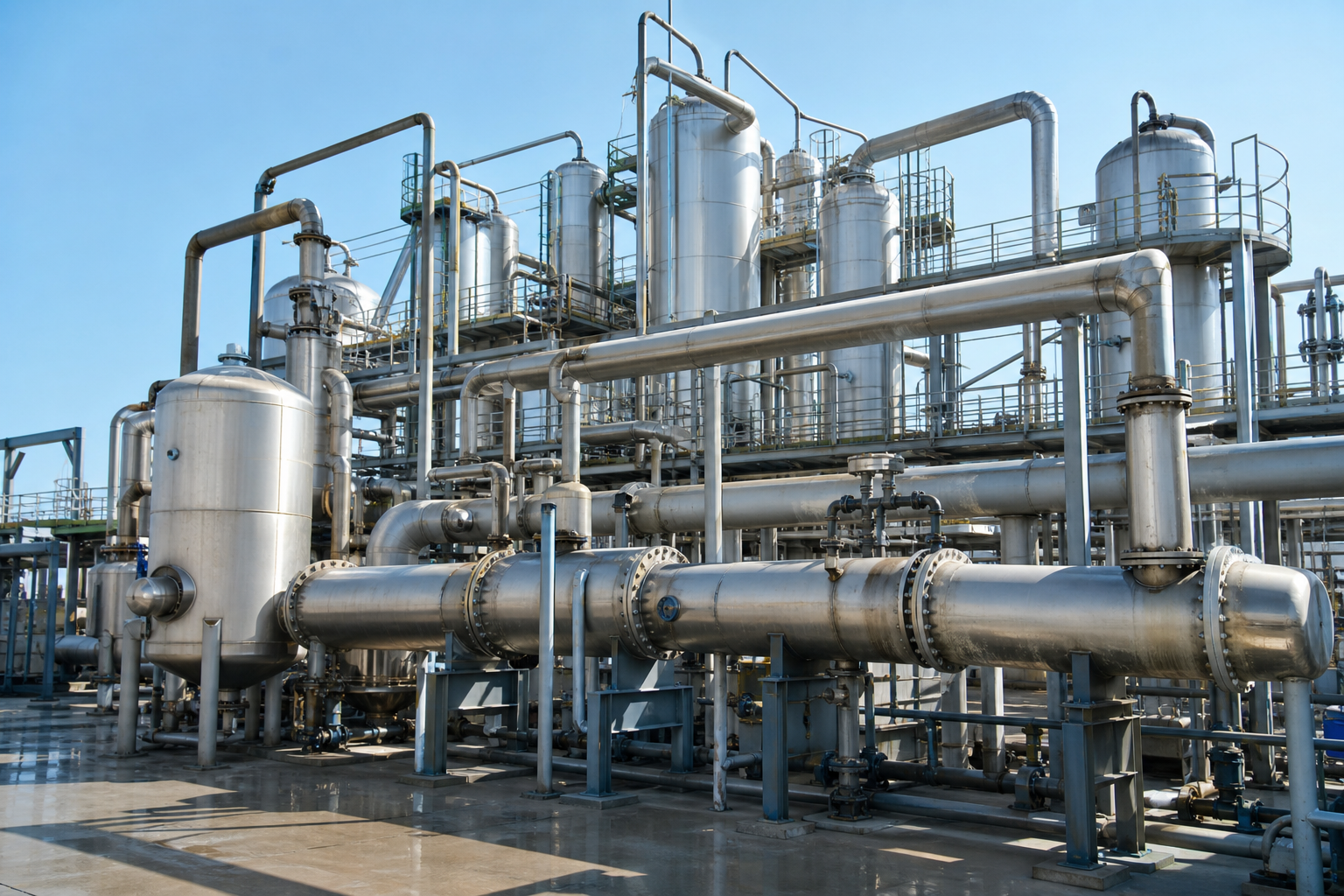 corn amino acids evaporation crystallization northeast china process plant scene