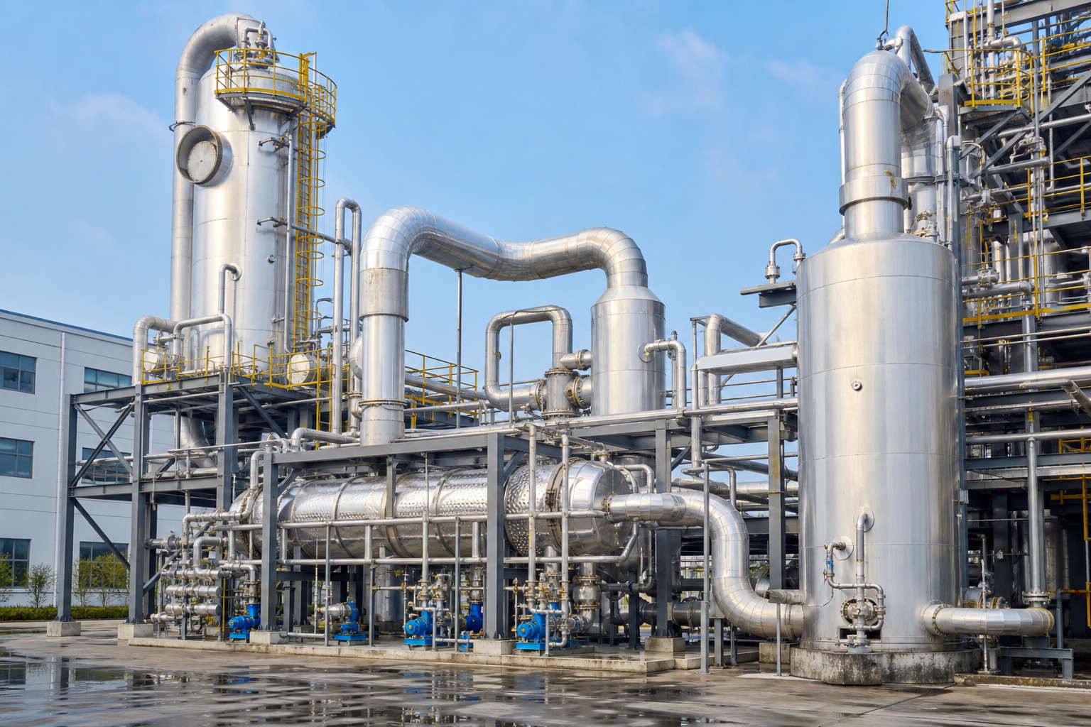 lithium carbonate 20000 tpa mvr central china process plant scene