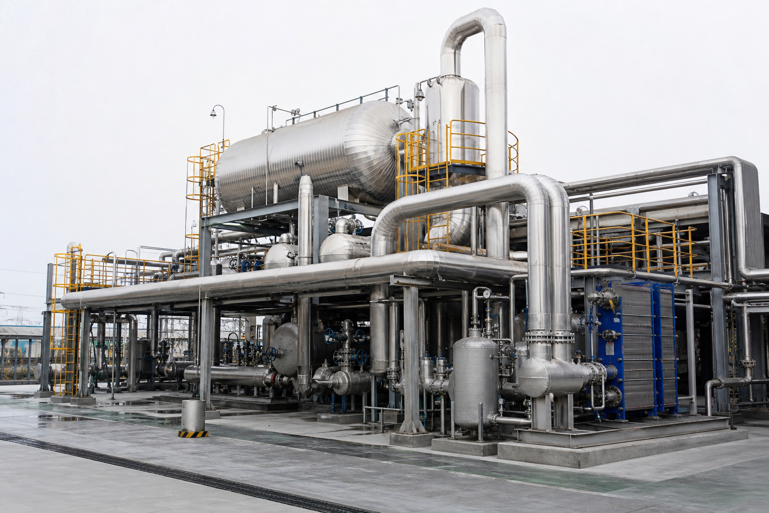 25 t/h Lithium-Sodium Mixed Solution: MVR Evaporation & Crystallization Case 2 lithium sodium mixed solution mvr central china process plant scene