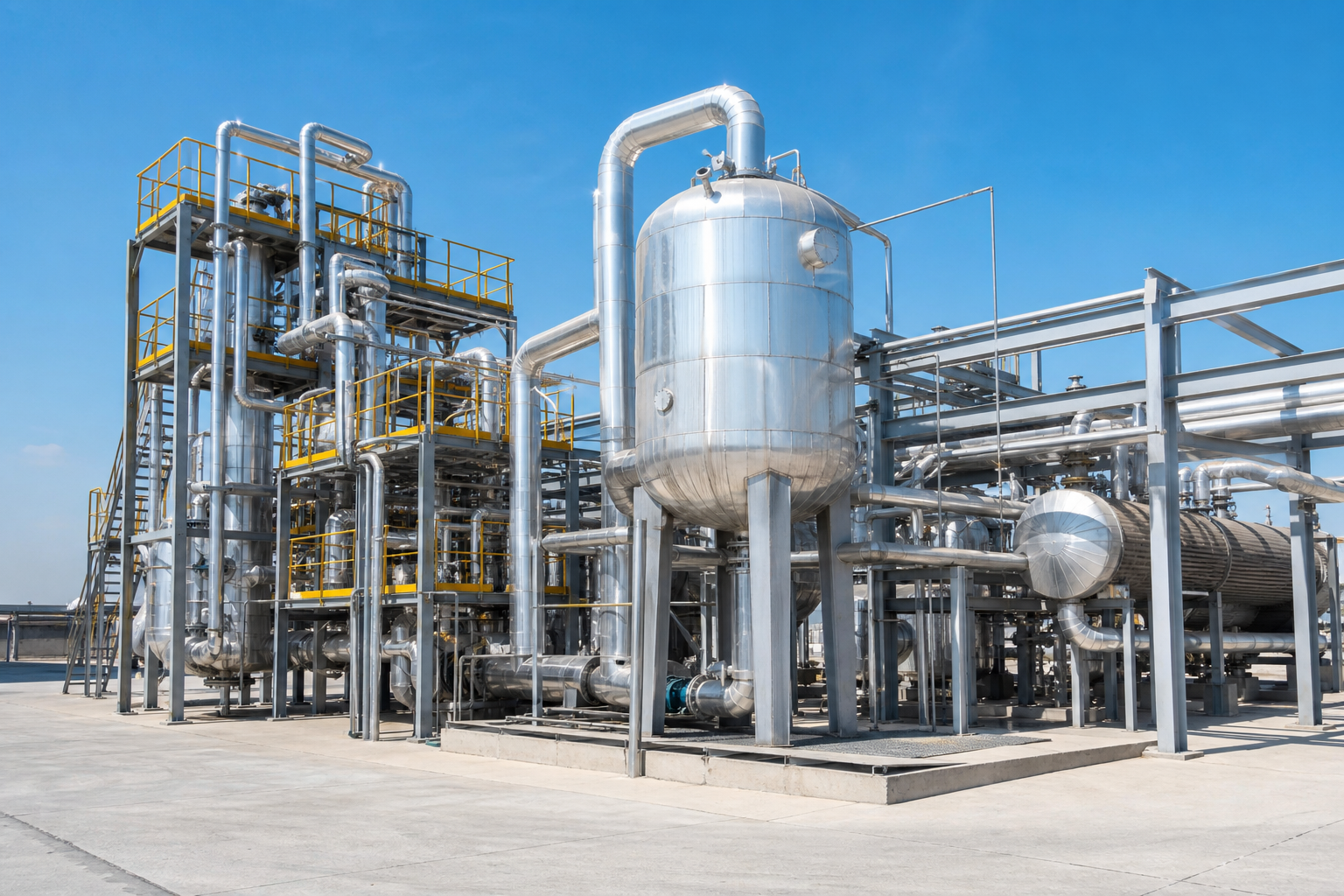 sodium sulfate salt production mvr uzbekistan process plant scene