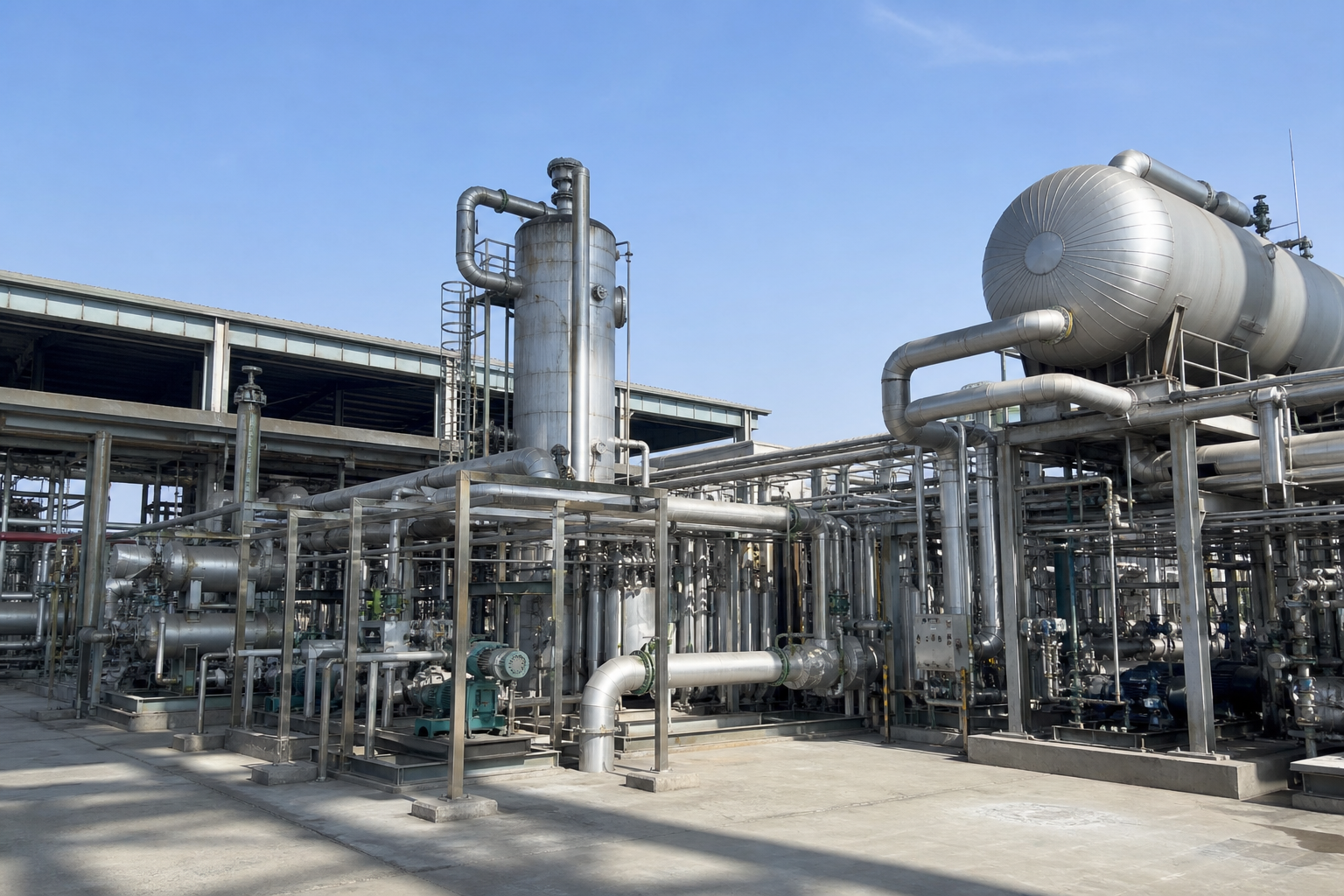 stainless pickling ammonium chloride mvr north china process plant scene