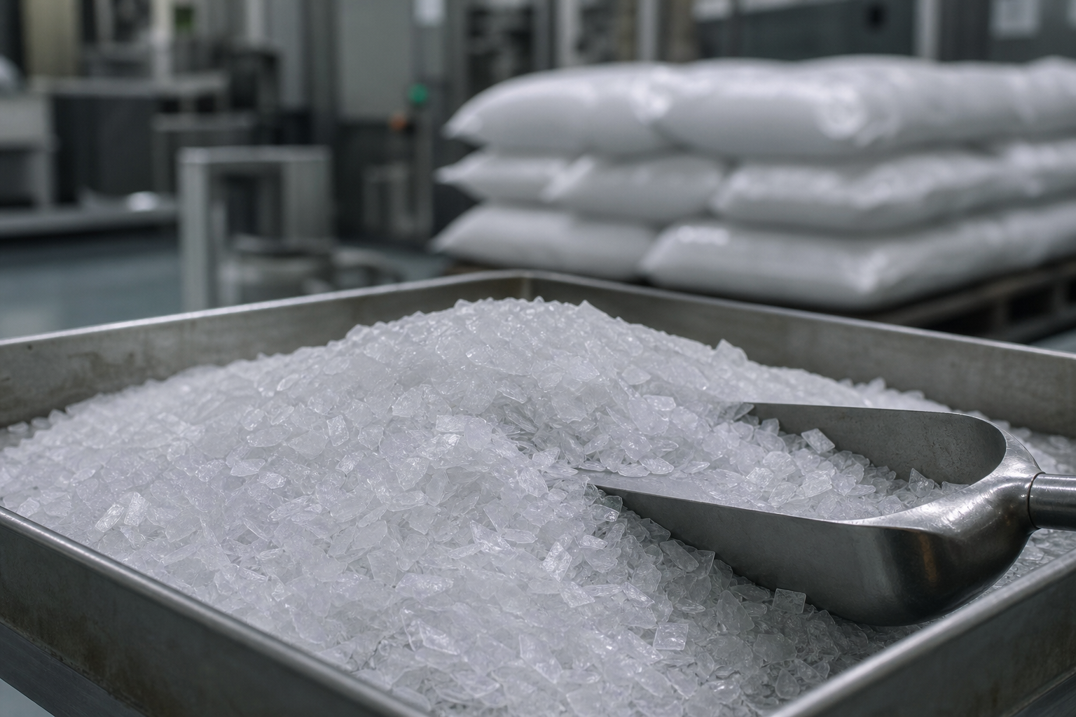 Barium chloride dihydrate white flaky crystals