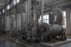 Gelatin and collagen ejiao production MVR evaporation system