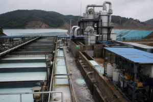 Rare earth mining wastewater zero liquid discharge treatment system