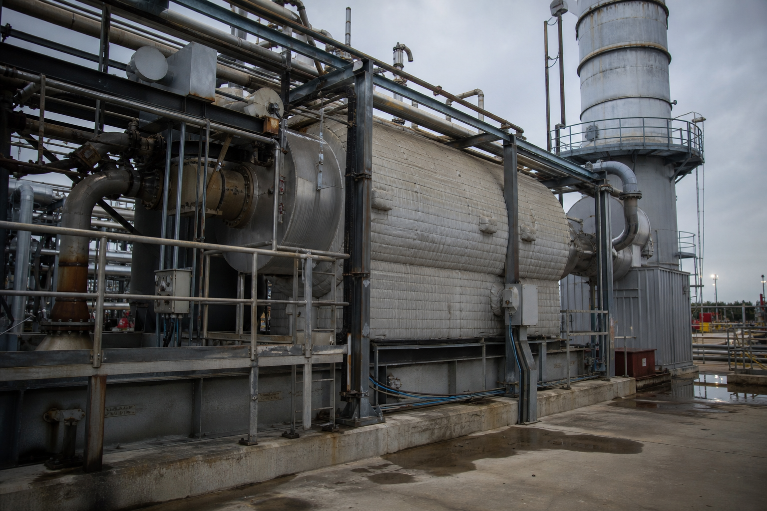 N2O catalytic abatement reactor at a chemical plant
