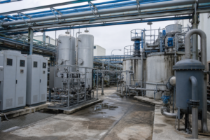 Ozone-based advanced oxidation wastewater treatment plant