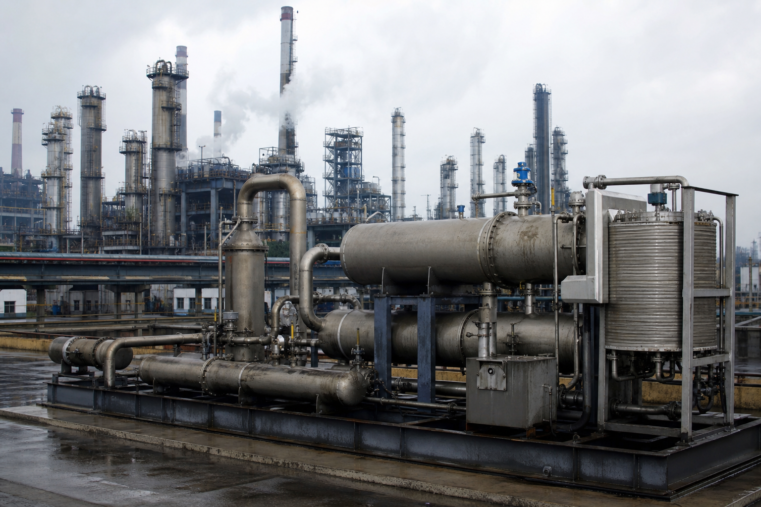 Coal chemical plant high-salinity wastewater zero liquid discharge system