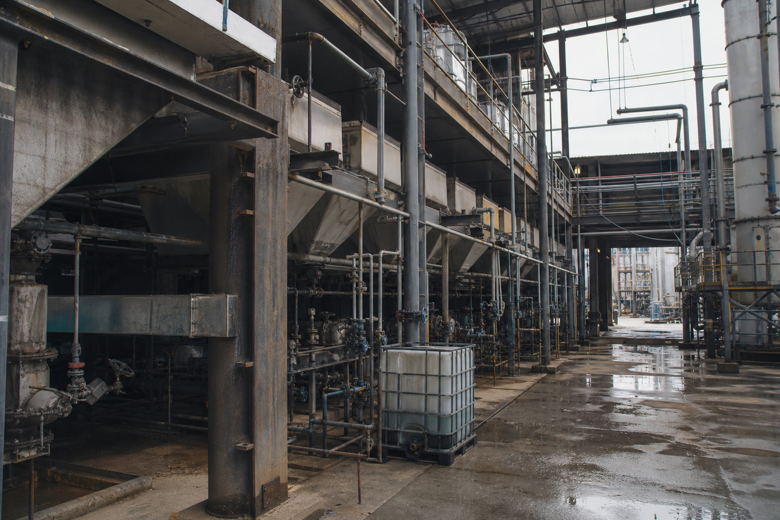 Rare earth extraction and separation plant with solution concentration system