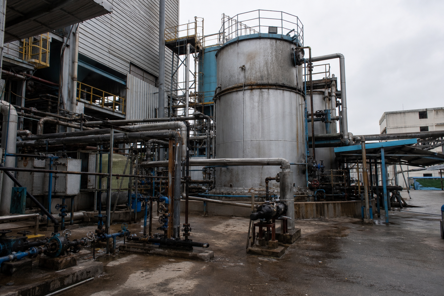 Textile and dyeing wastewater treatment plant with salt recovery
