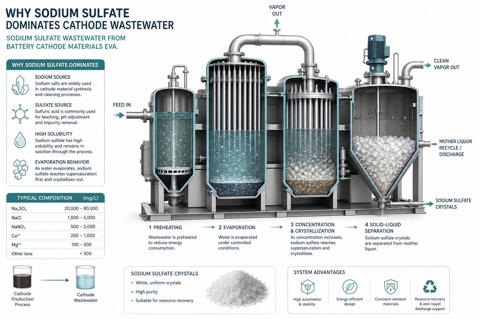 sodium sulfate wastewater from battery cathode materials eva - why sodium sulfate dominates cathode wastewater