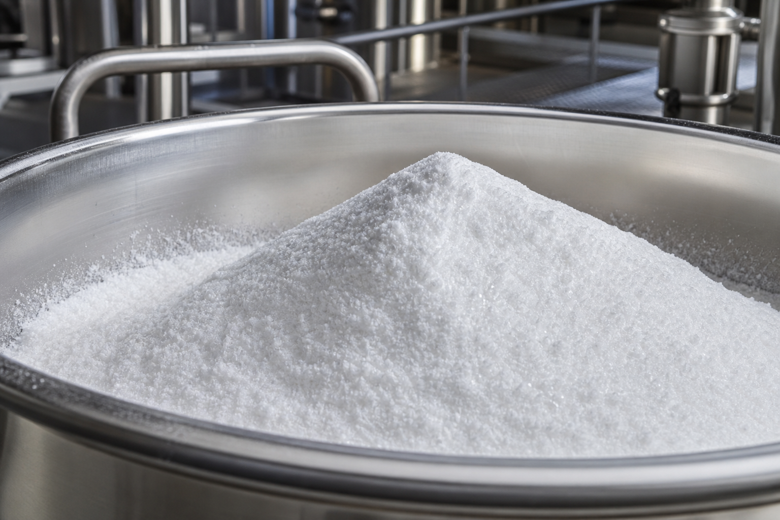 white amino acid crystalline powder product
