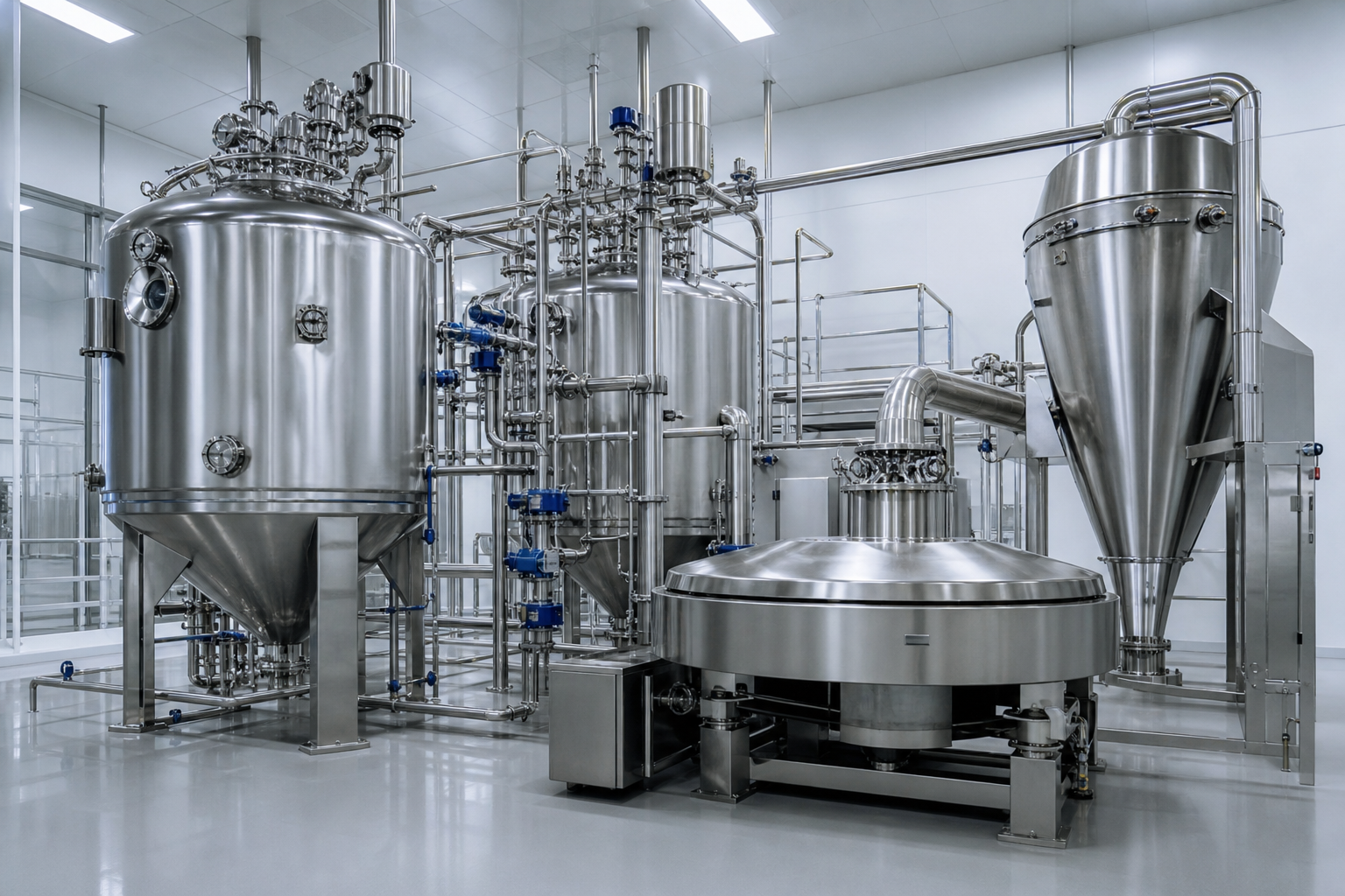 stainless steel crystallization and drying equipment for amino acids